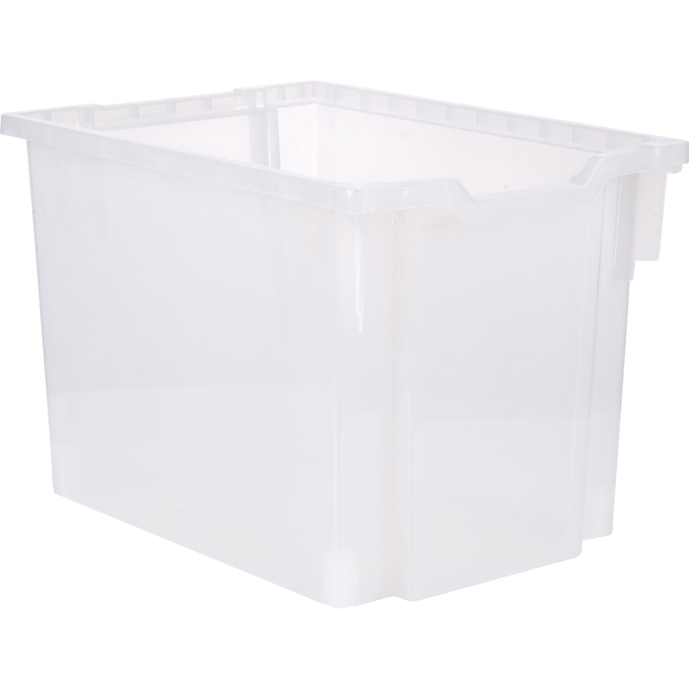 Úložný box 4 - Jumbo, transparentný