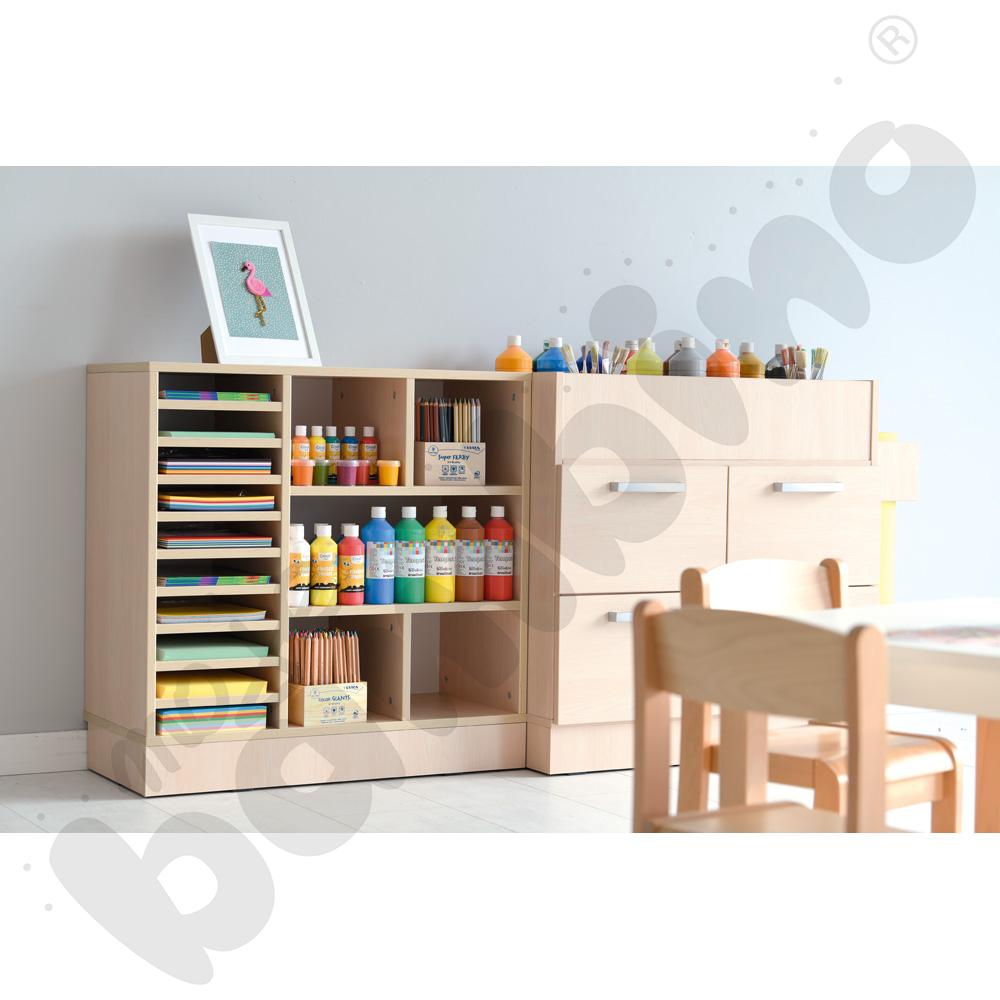 Szafka-organizer Grande - klon jasny 