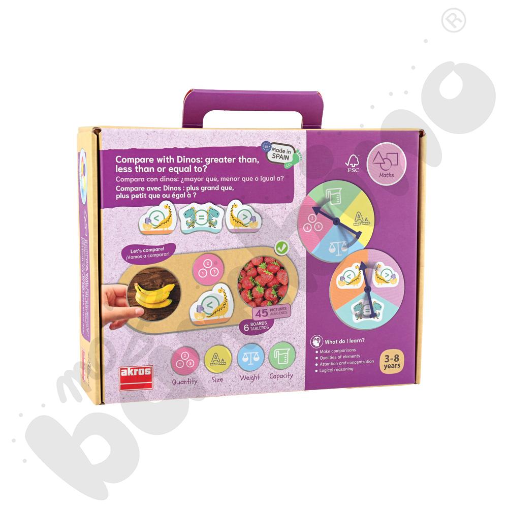 Większy, mniejszy czy równy? Porównaj z dinozaurem