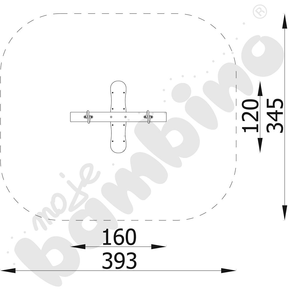 Robinio - huśtawka na sprężynach
