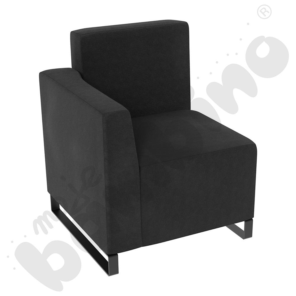 Fotel Universum wys. 82 cm, bok niski lewy, tkanina KG38