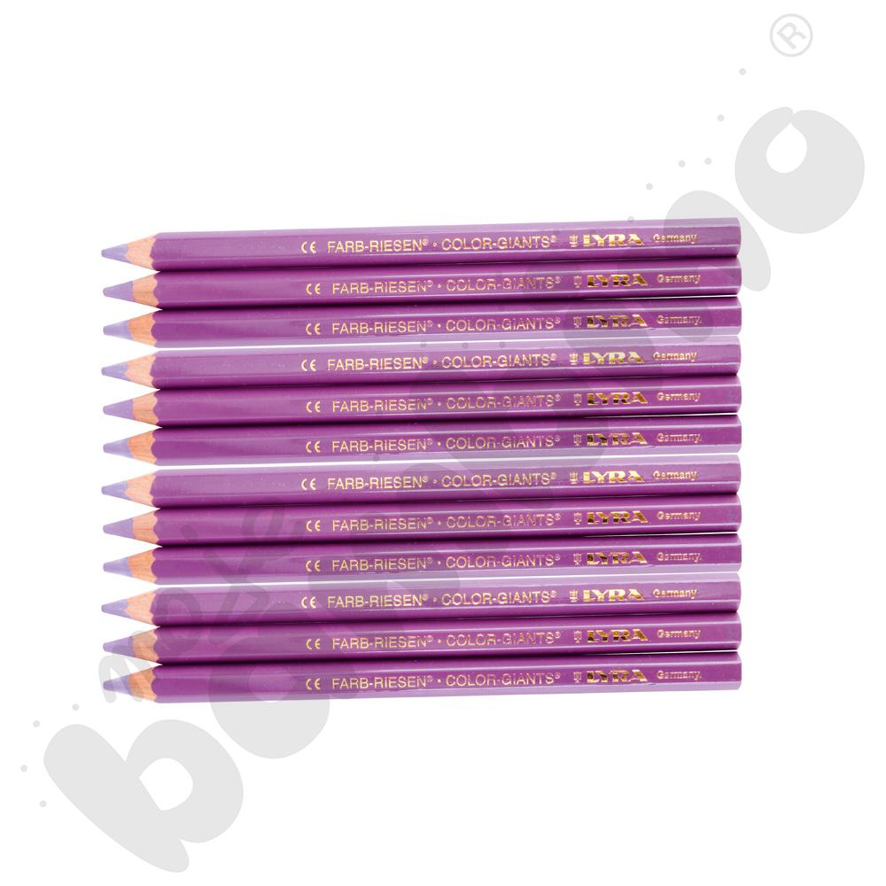 Kredki Color Giants 12 szt. - fioletowe