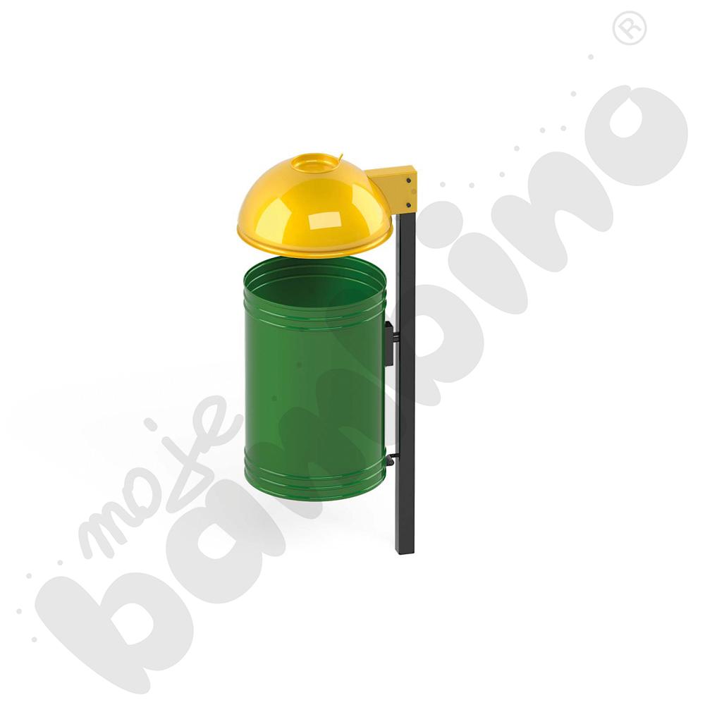 Kosz na śmieci z daszkiem