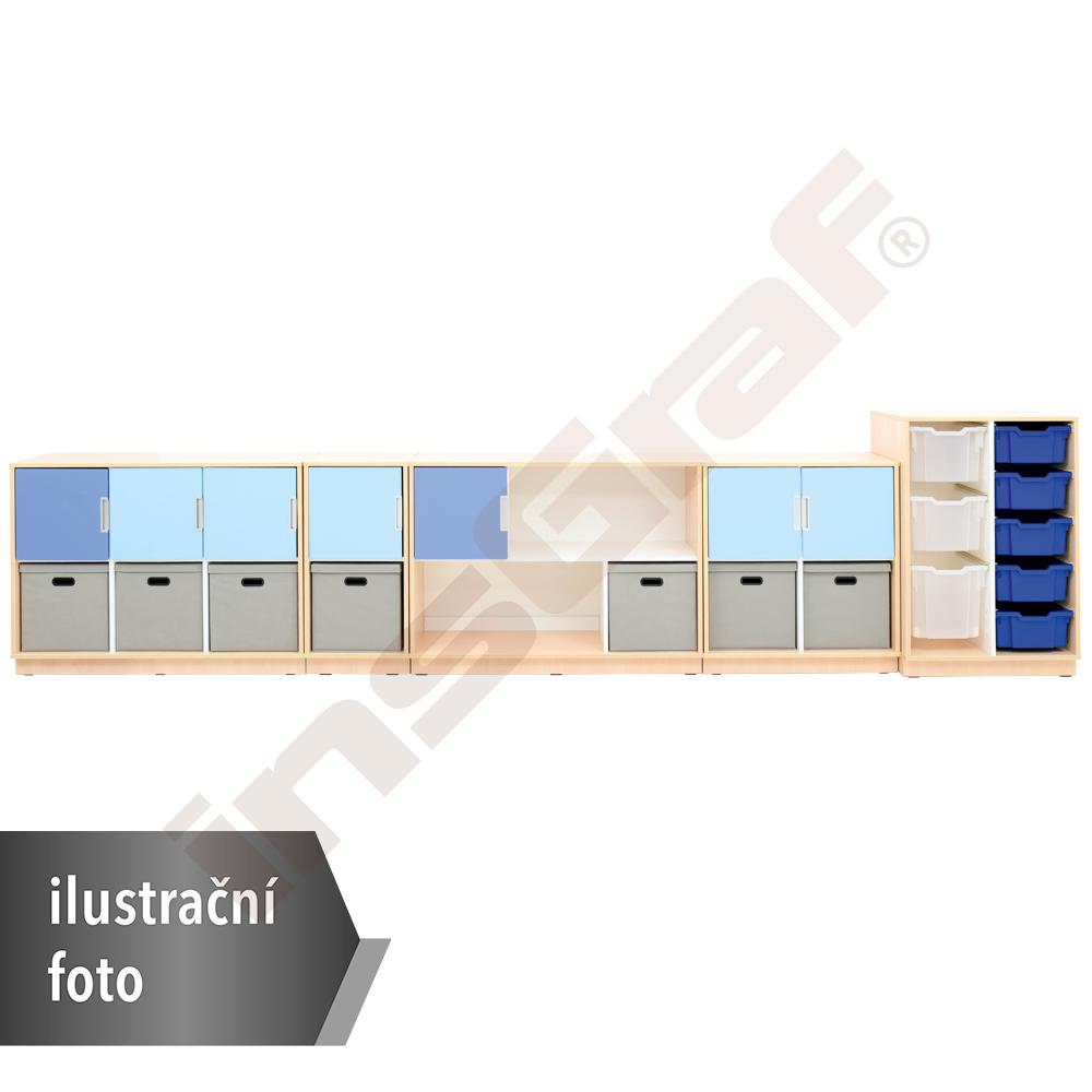 Quadro - sestava 108, 90˚, tiché zavírání korpusy světlý javor
