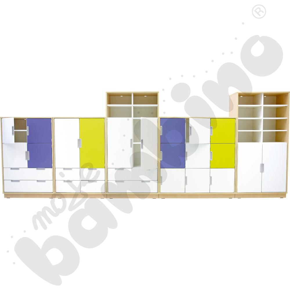 Quadro - zestaw 3, 90 st., skrzynia klon jasny