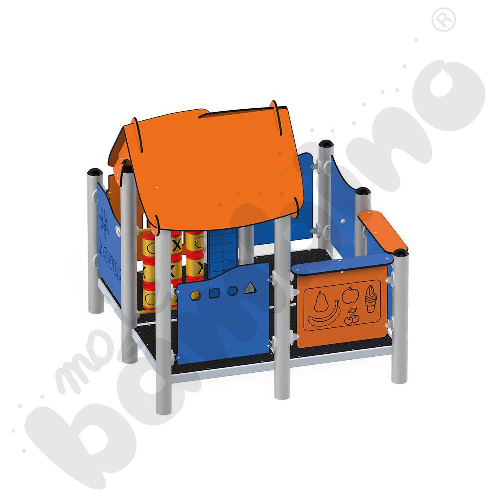 Orbis - chatka Jasia, metalowe słupy