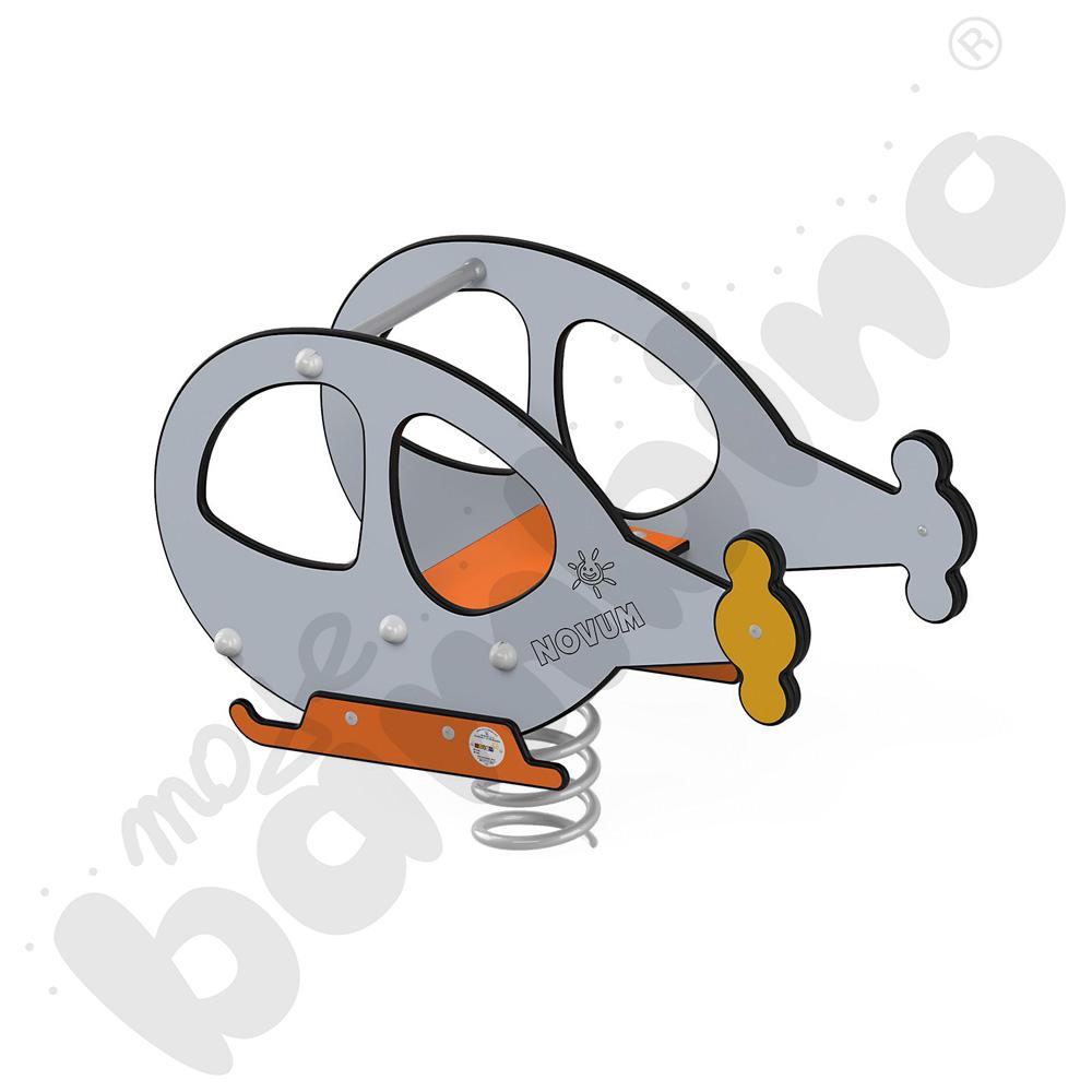 Sprężynowiec Helikopter na podstawie metalowej