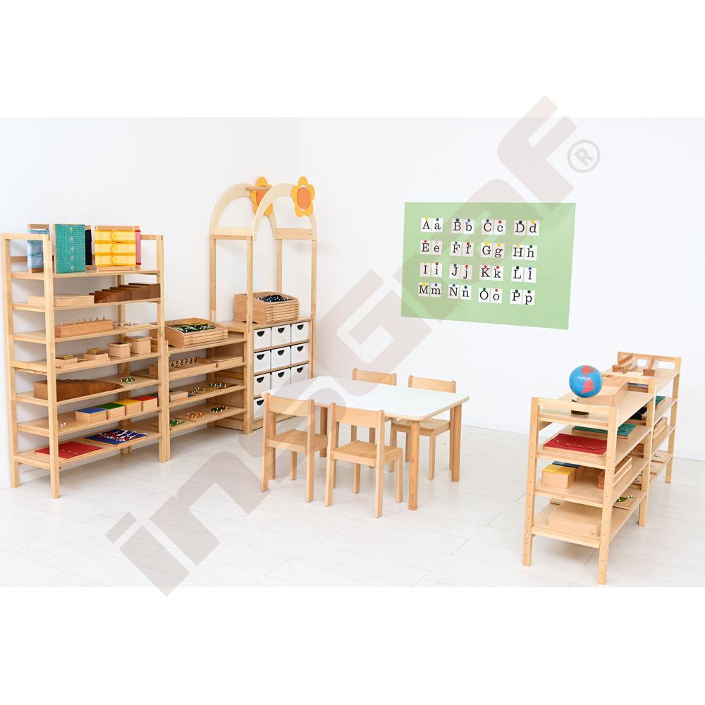 Regály Flexi na edukační pomůcky, výška 160 cm