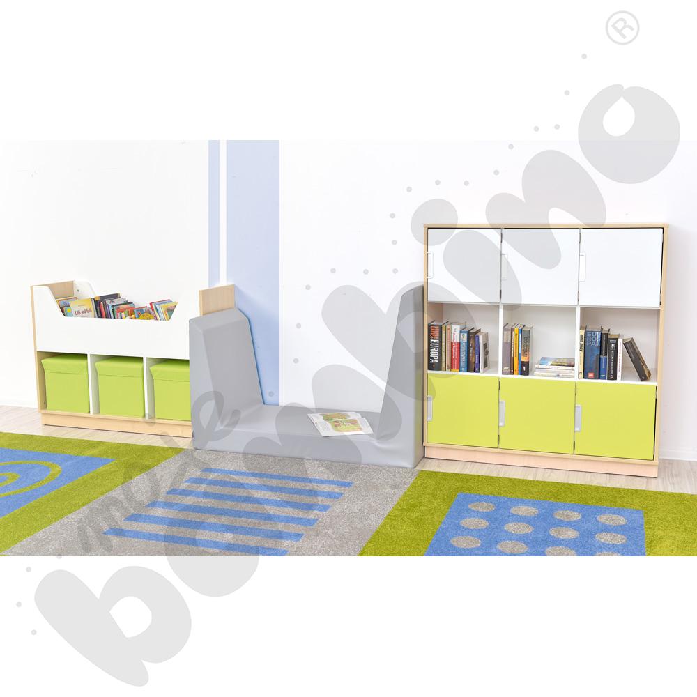 Materac-siedzisko szare