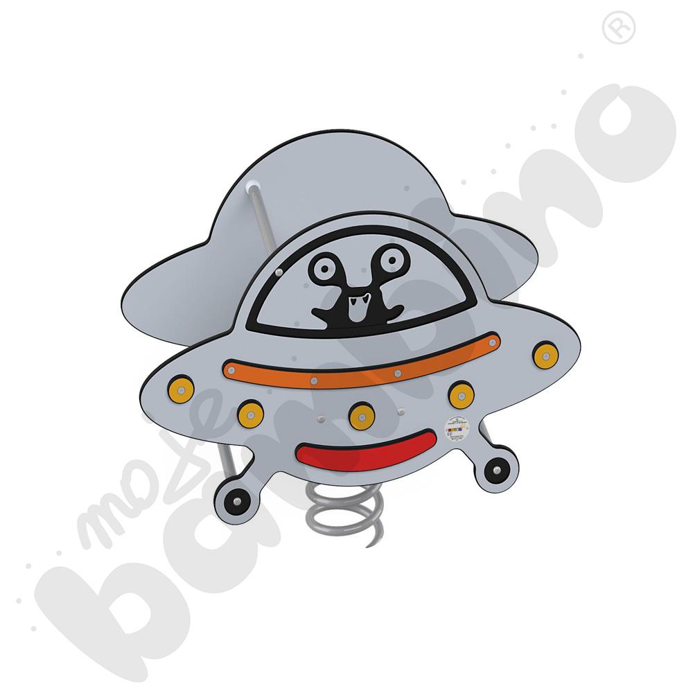 Universum - sprężynowiec UFO na podstawie betonowej