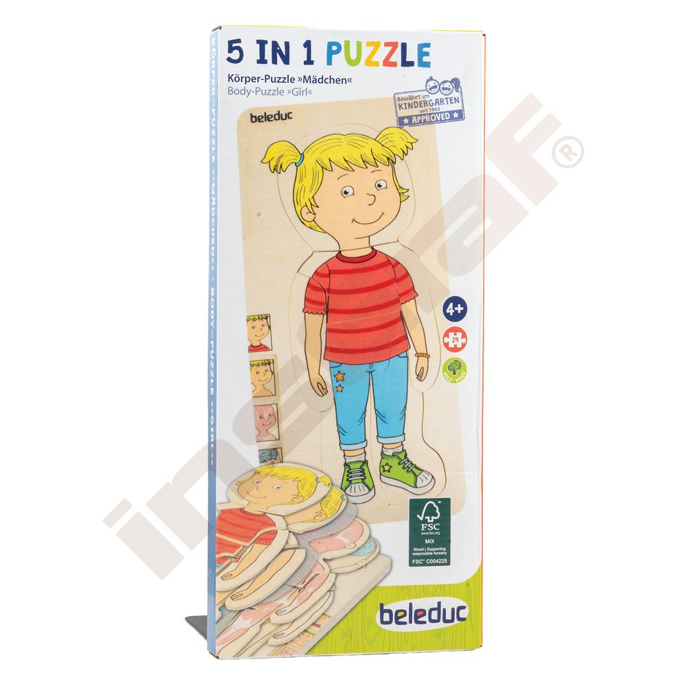 Vícevrstvé puzzle - holčička