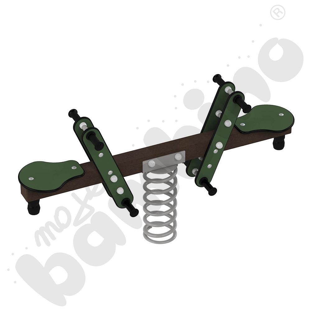 Ważka na sprężynie Simple, recykling, na podstawie betonowej