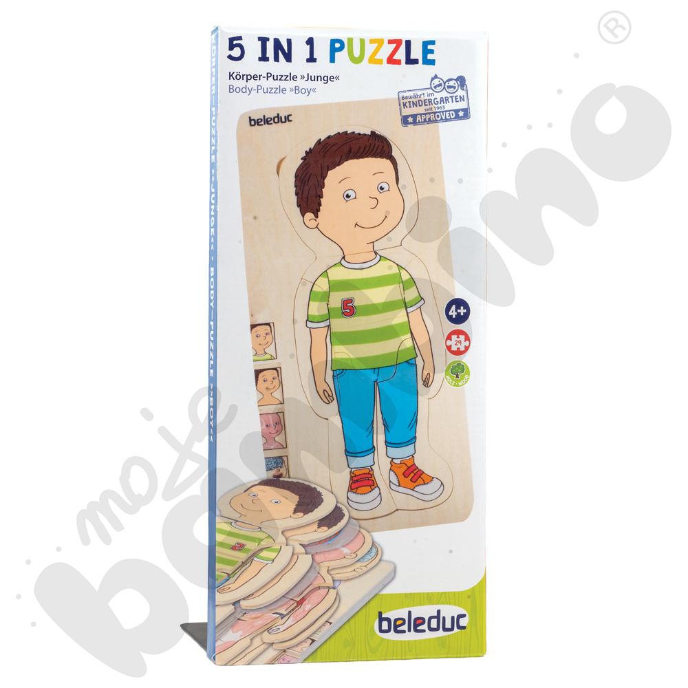 Puzzle warstwowe - chłopiec