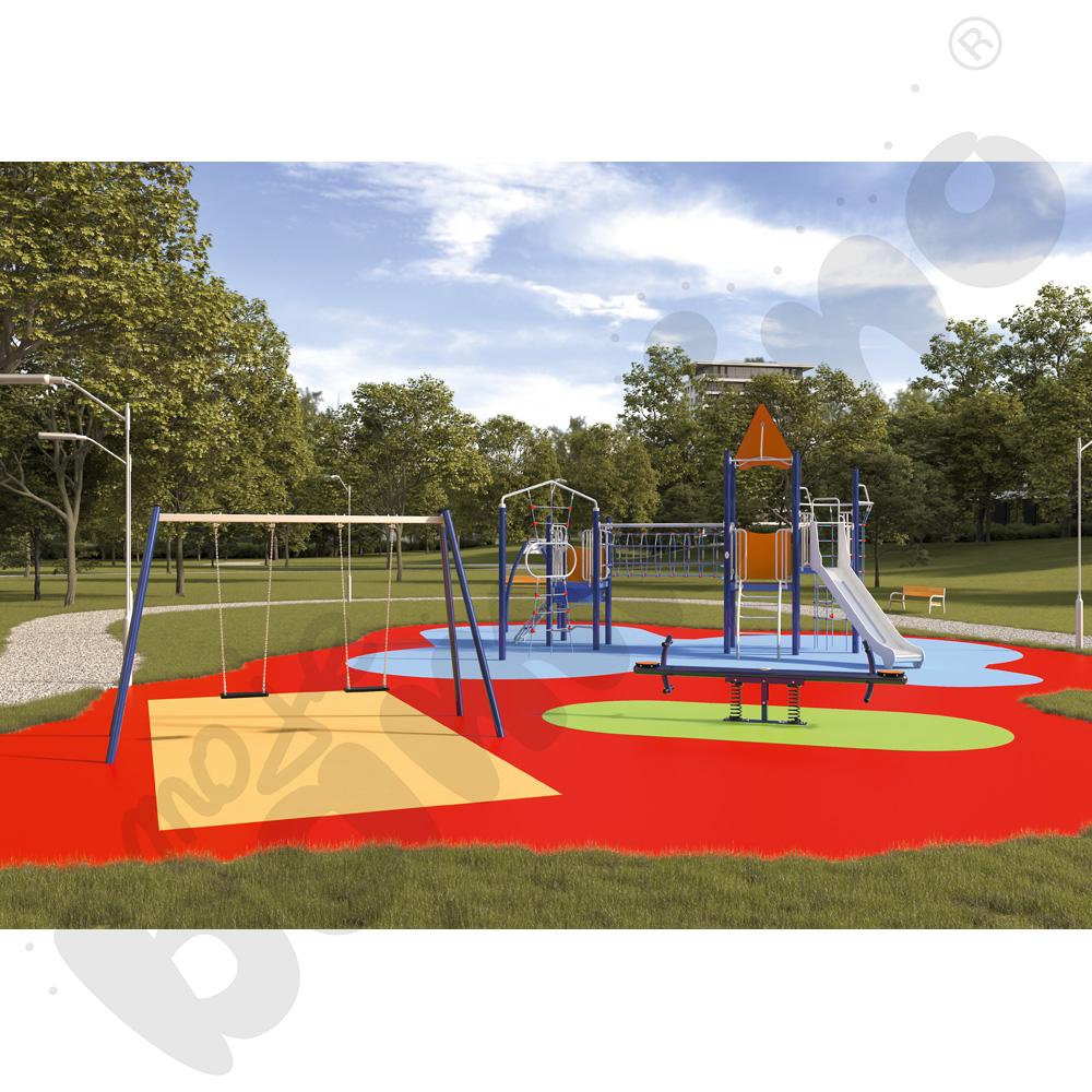 Action4Kids - stelaż do huśtawki podwójnej - metalowa