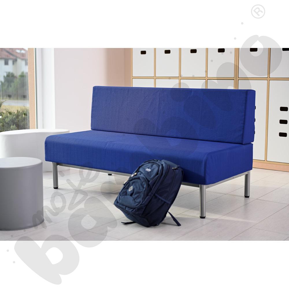 Fotel Inflamea 1, 3 os. - granatowy