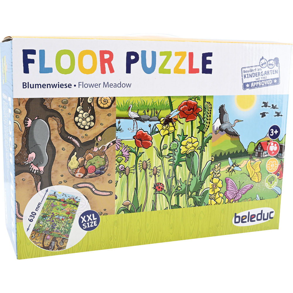 Podlahové puzzle Kvetinová lúka