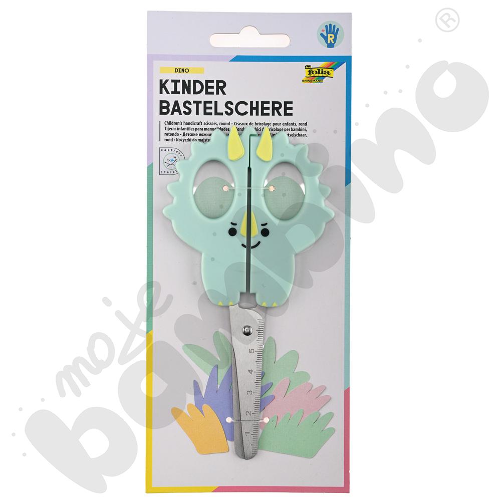 Nożyczki z dinozaurem