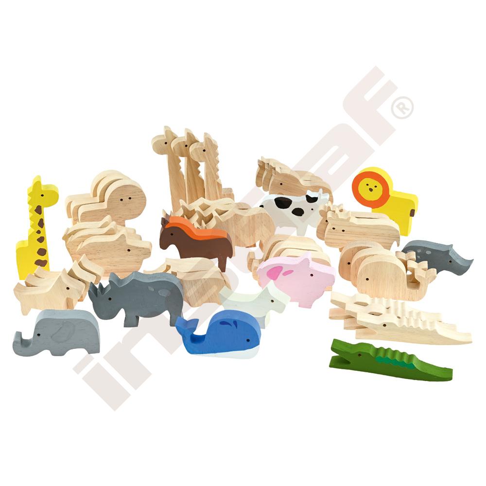 Holzfiguren Kreativset, Tiere