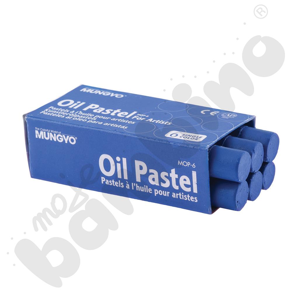 Pastele olejne 6 szt. ciemnoniebieskie