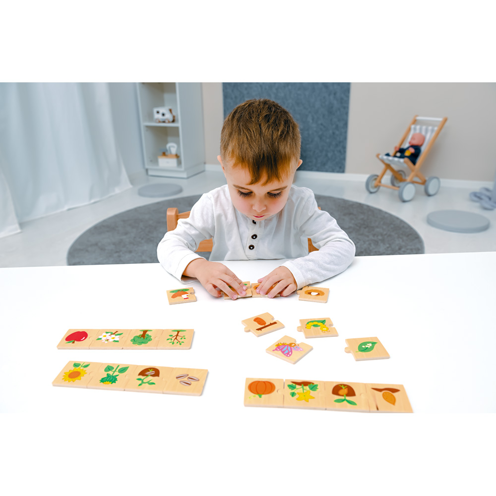 Puzzle - rastúce zvieratá a rastliny