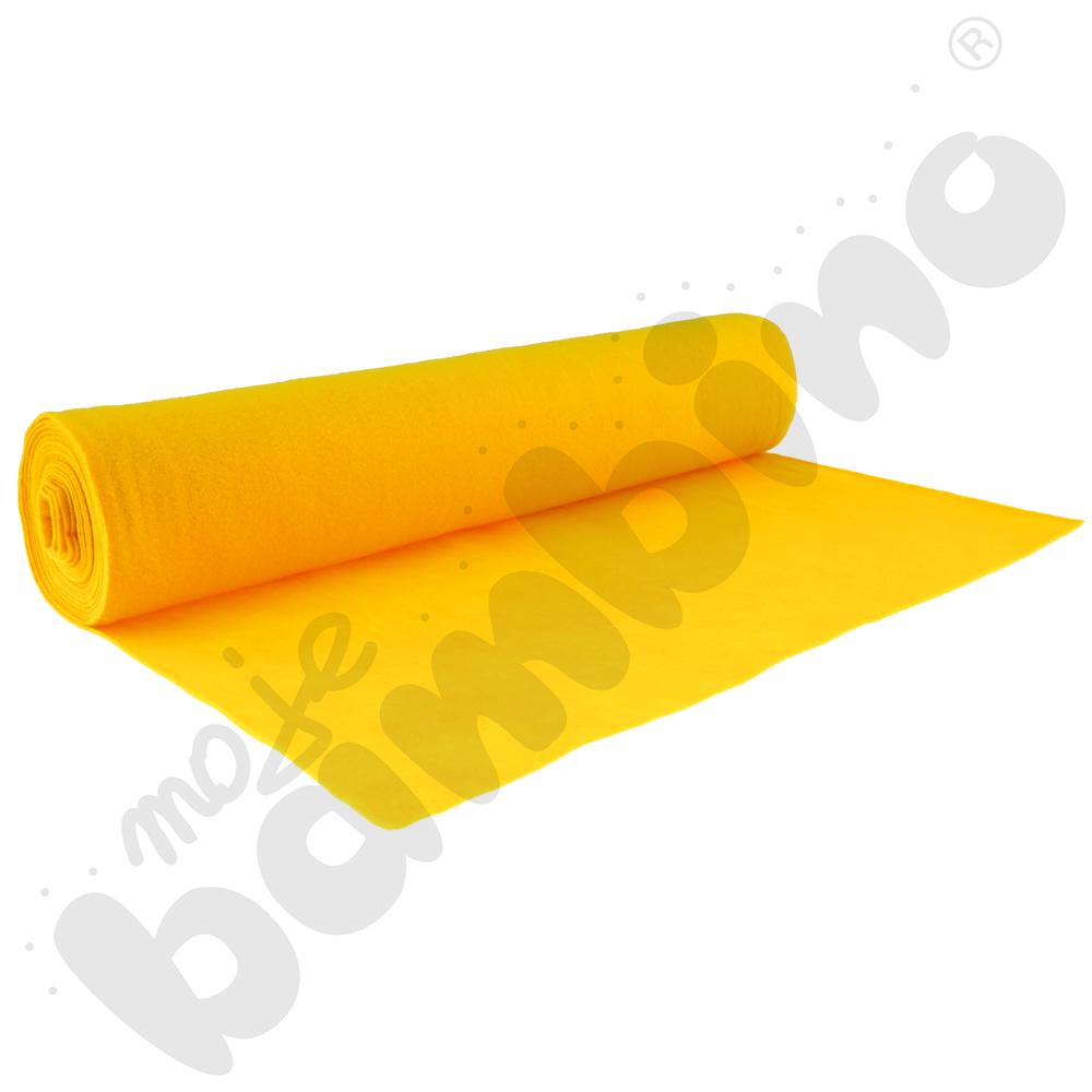 Filc w rolce ciemnożółty, 5 m x 45 cm