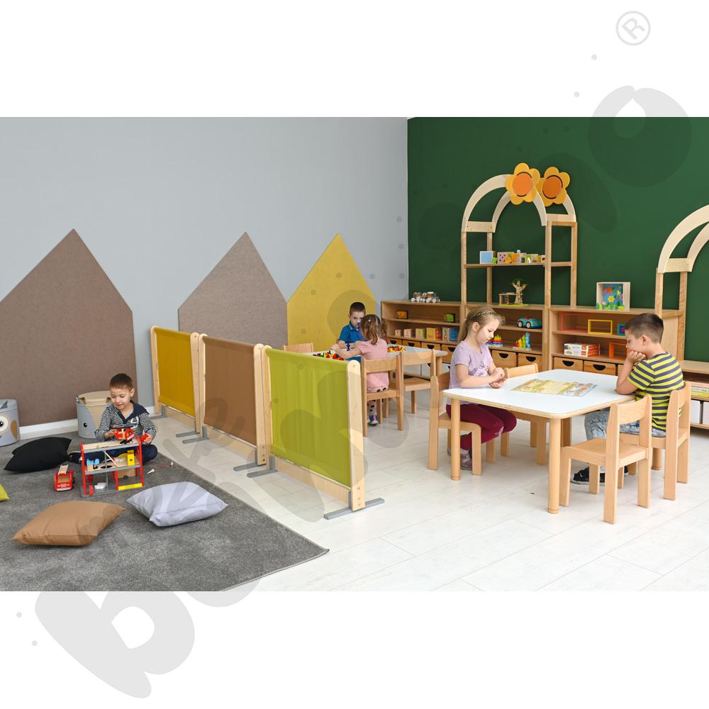 Parawan limonkowo-oliwkowy