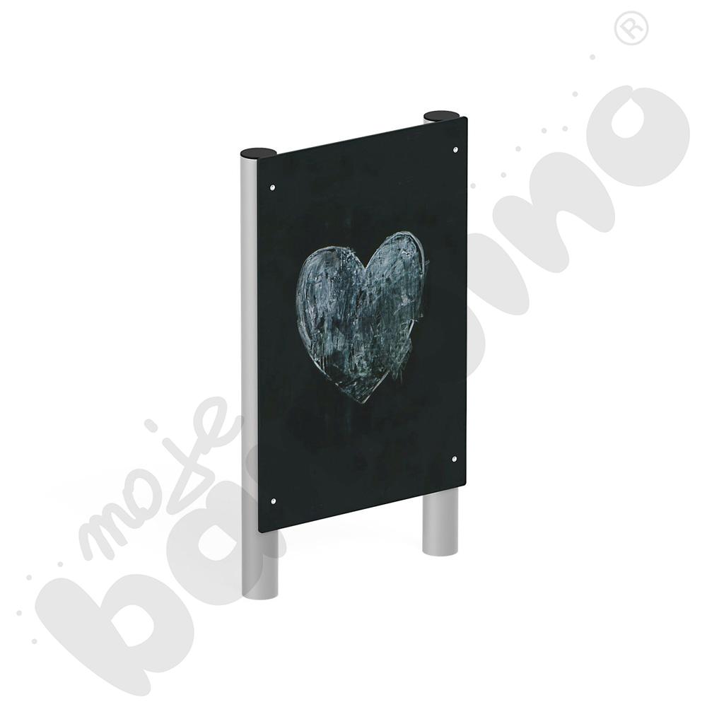 Tablica do rysowania, metalowe słupy