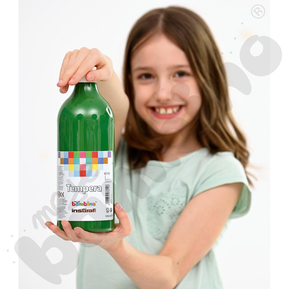 Tempera 1000 ml - zielona