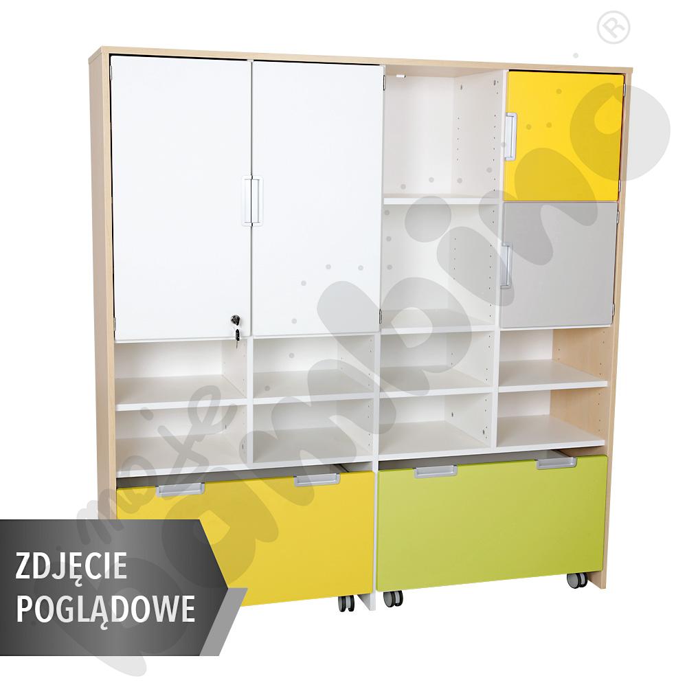 Quadro – zestaw 41, 90 st., cichy domyk, skrzynia biała