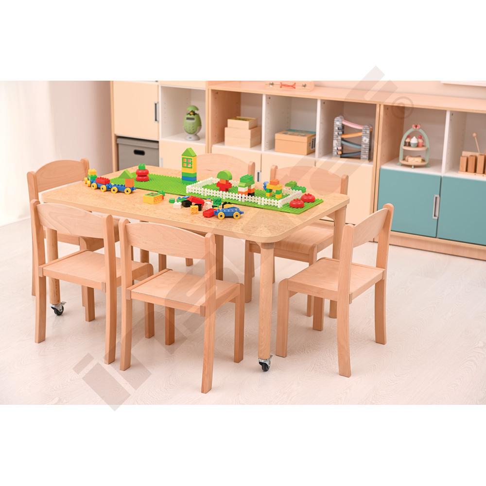 Židlička Filípek vel. 3 - výška 35 cm - ke stolům 59 cm - přírodní 
