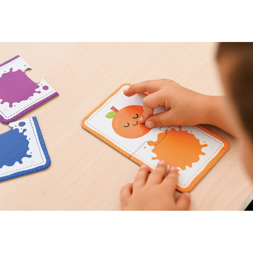 Zlaďte farbu - Montessori dotykové puzzle