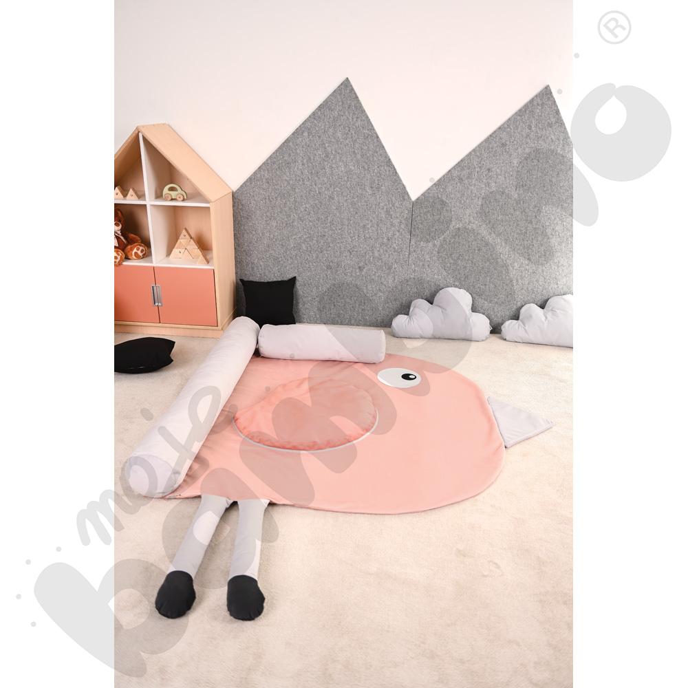 Mata narożna Ptaszek - łososiowa