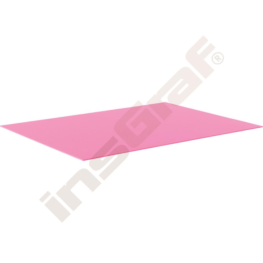 Hladký kartón 10 hárkov, rozm. 50 x 70 cm ružový