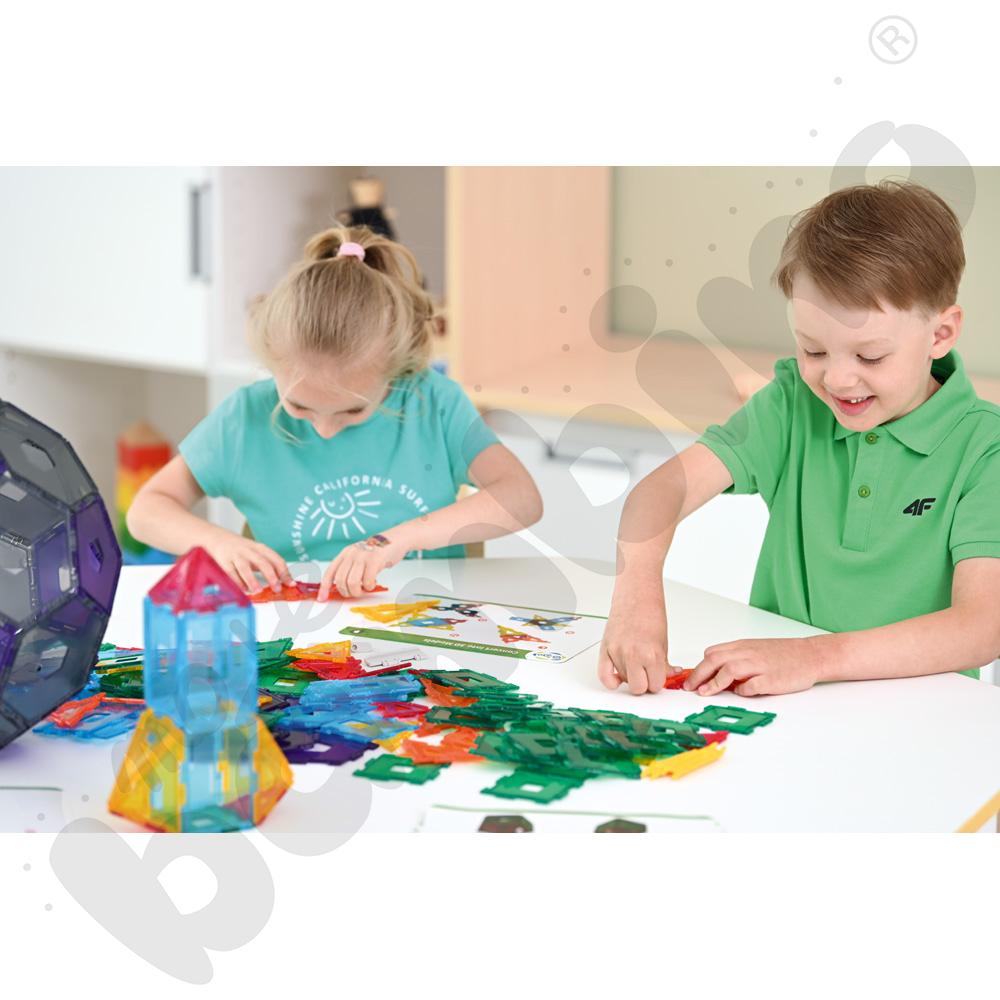 Klocki Gigo - Edukacja - zestaw geometryczny, 165 elem.