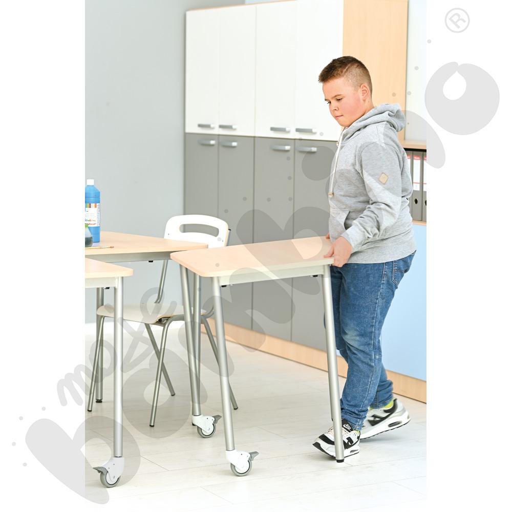 Stół Lektor mobilny lewy - klon jasny