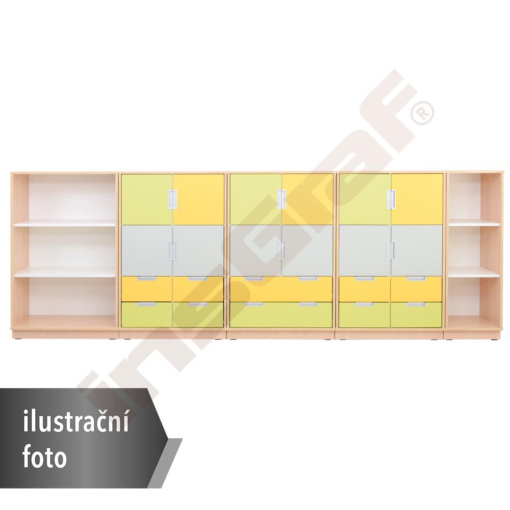 Quadro - sestava 78, 90°, korpusy bílé, tiché zavírání