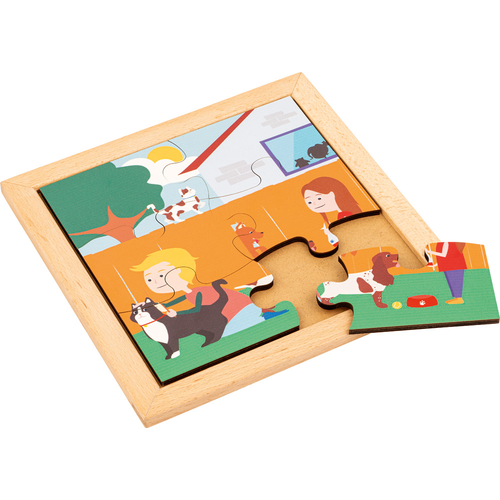 Puzzle pre najmenších - v záhrade