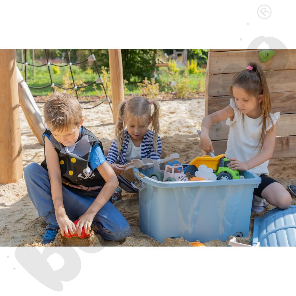 Skrzynia pirata jasnoniebieska