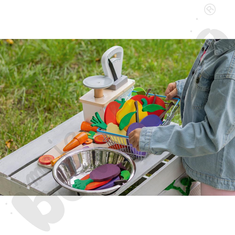 Piankowe kształty do ozdabiania - warzywa, 40 szt.