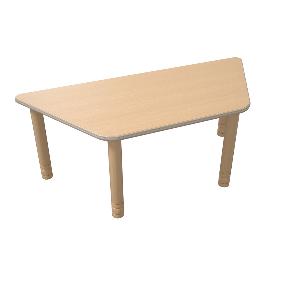 Stôl Flexi lichobežníkový 120 x 60 x 70 x 60 - HPL buk