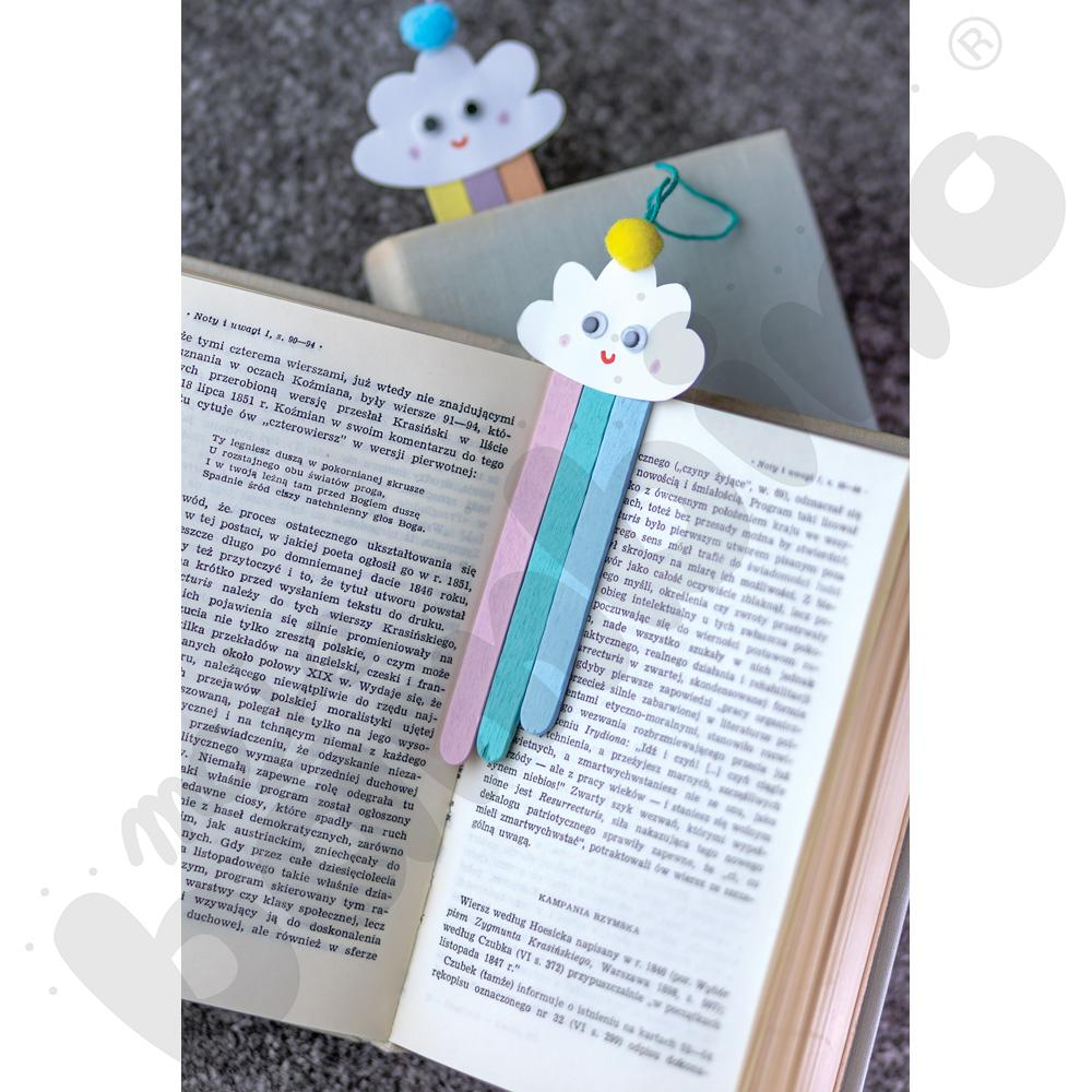 Patyczki drewniane - pastelowe