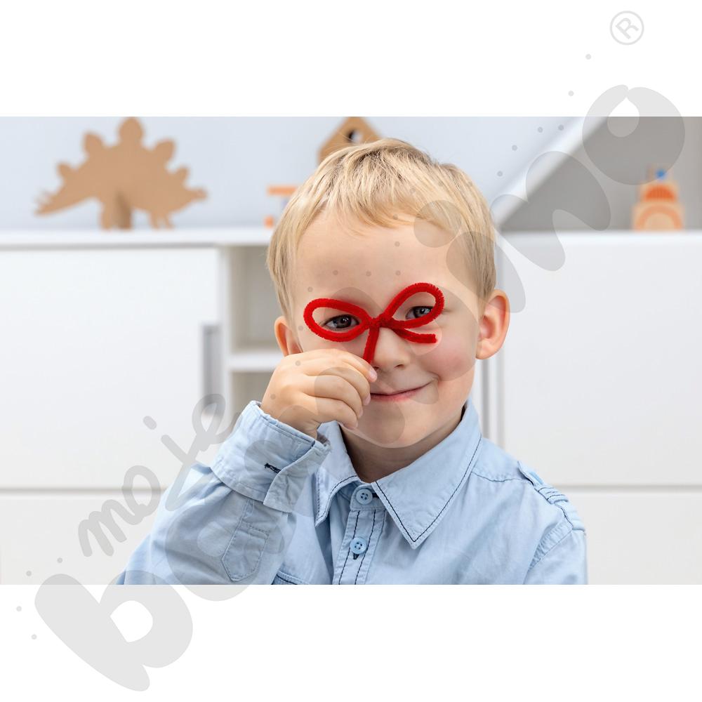 Druciki kreatywne 0,4 x 30, 100 szt. - czerwone