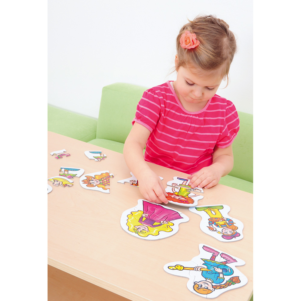 Puzzle pre maličkých - dievčatká