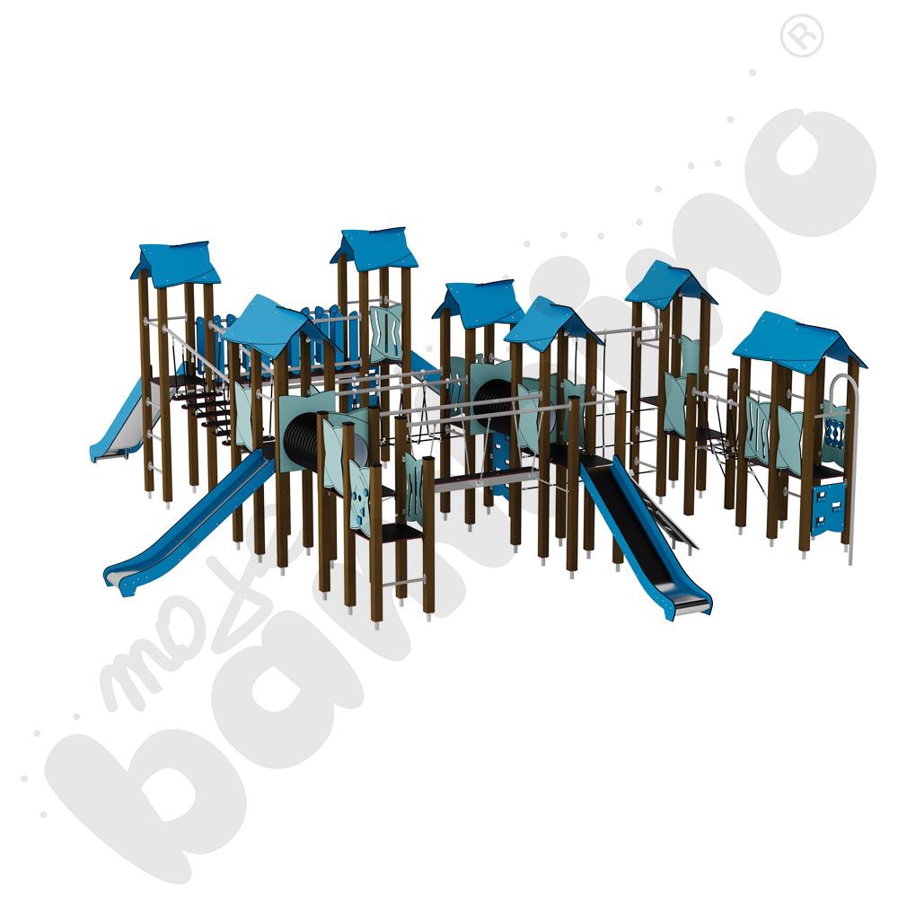 Zestaw Urbi 12, słupy drewniane B