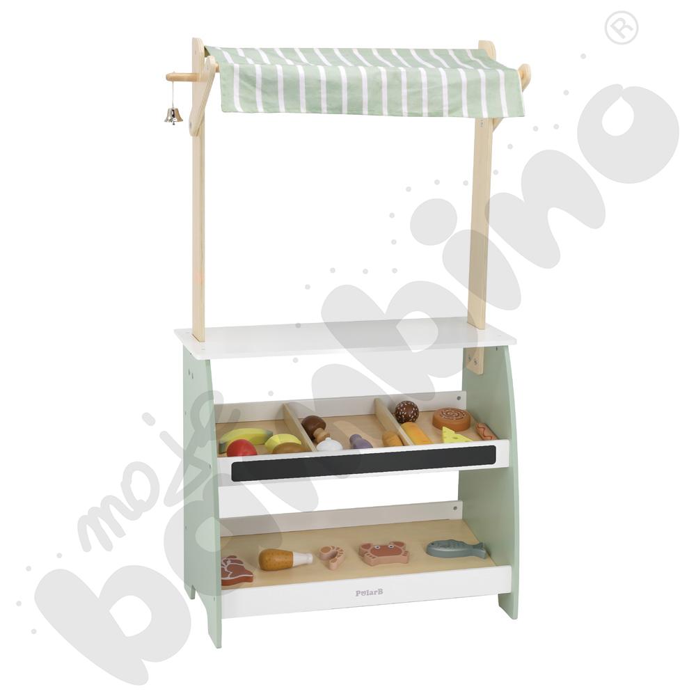 Stragan z artykułami spożywczymi