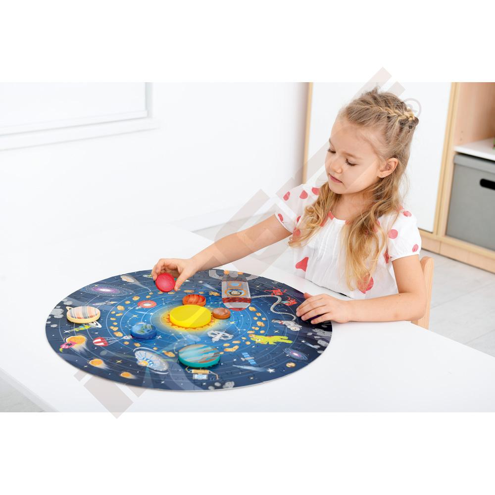 Puzzle se sluneční soustavou 