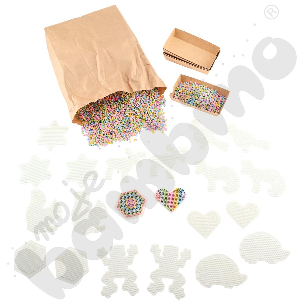 Koraliki NABBI MIDI BIO do prasowanek, 30000 szt. + podkładki