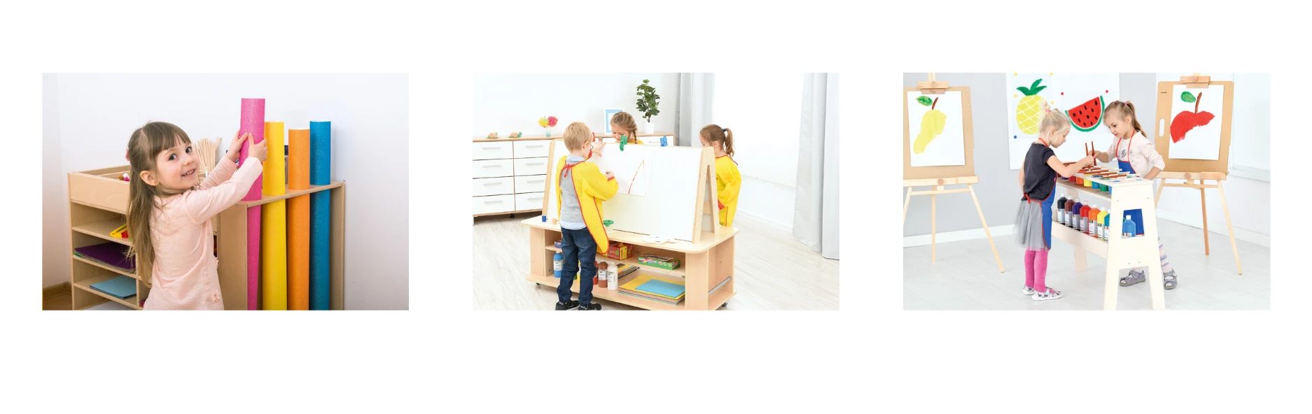 Bastelecke-in-Kindergarten
