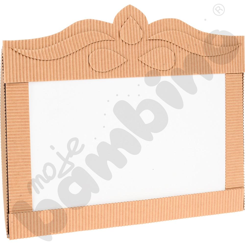 Beżowa tektura falista