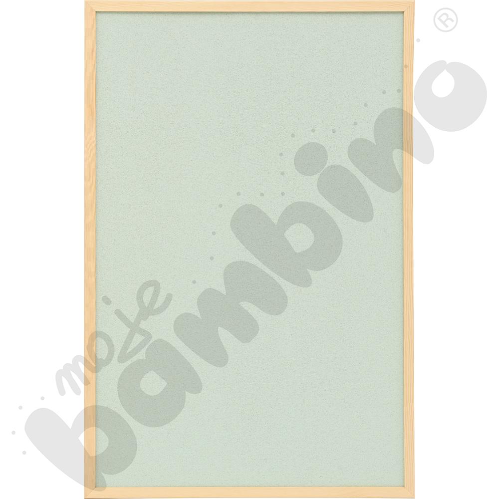 Tablica korkowa 60 x 90 cm - pastelowa zieleń